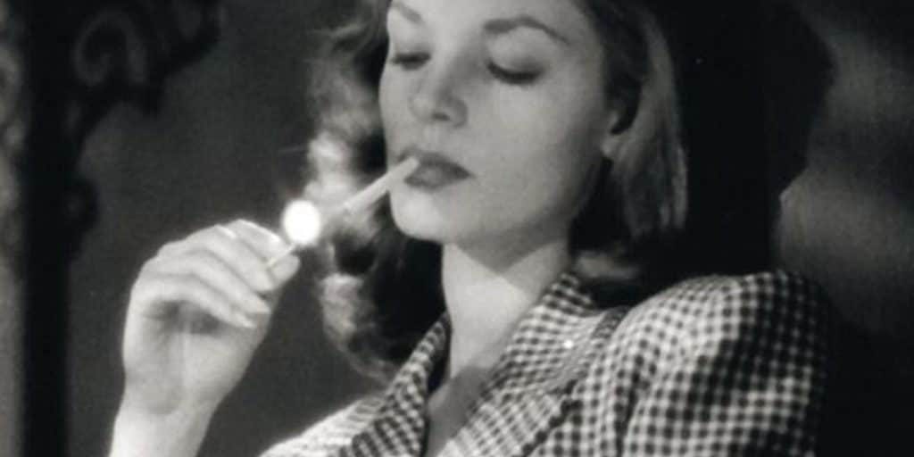 Woman smoking